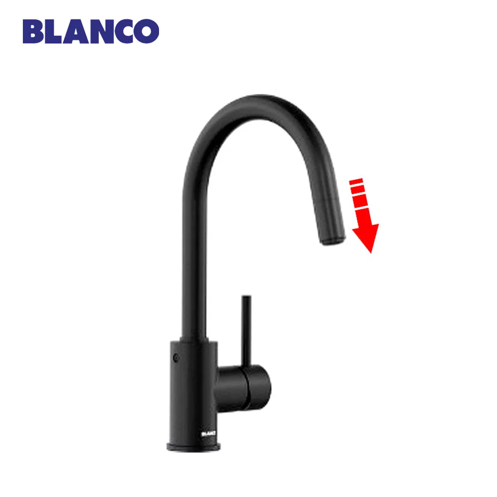BLANCO MIDA-S-XL Pull-Out Sink Mixer (Matt Black) | Bacera