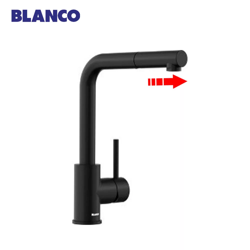 BLANCO MILA-S Pull-Out Sink Mixer (Matt Black)