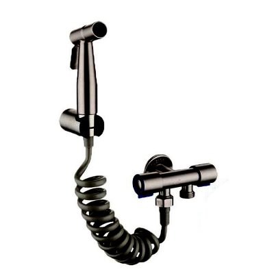 Nobel BS-79-BK Bidet Spray with Angle Valve (Black)