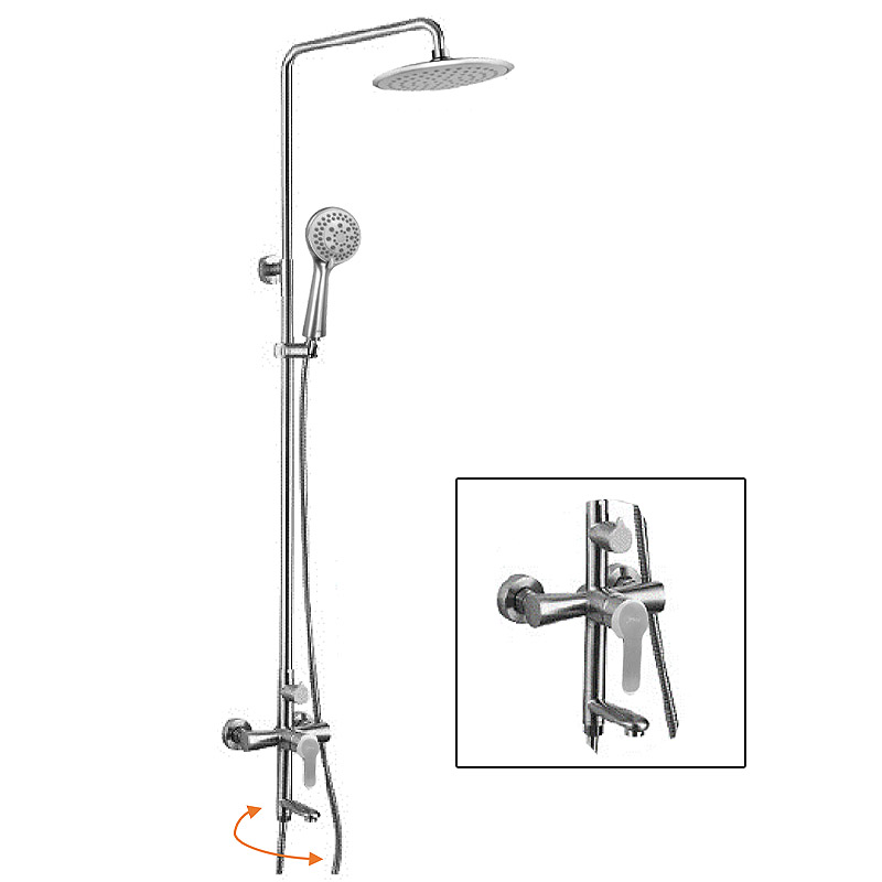 Nobel SH-1310-SS Rain Shower (Stainless Steel) | Bacera