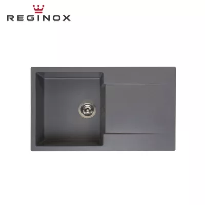Reginox Amsterdam 10 Granite Sink (Grey Silvery)