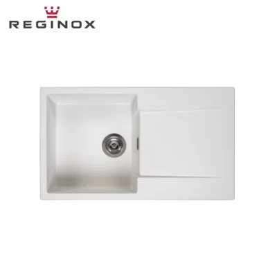 Reginox Amsterdam 10 Granite Sink (Pure White)