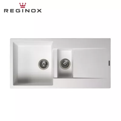 Reginox Amsterdam 15 Granite Sink (Pure White)