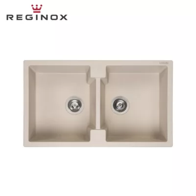 Reginox Amsterdam 20 Granite Sink (Caffe Silvery)