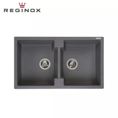 Reginox Amsterdam 20 Granite Sink (Grey Silvery)