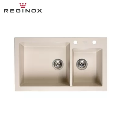 Reginox Amsterdam 25 Granite Sink (Caffe Silvery)