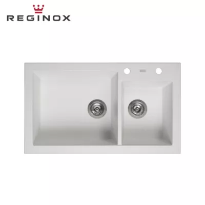 Reginox Amsterdam 25 Granite Sink (Pure White)