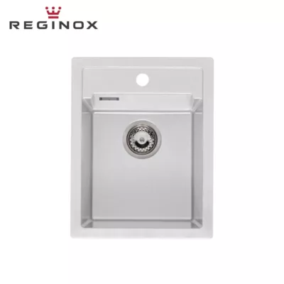 Reginox Amsterdam 34 Tapwing Granite Sink (Pure White)