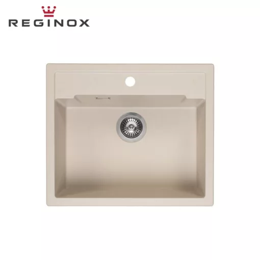 Reginox Amsterdam 54 Tapwing Granite Sink (Caffe Silvery)