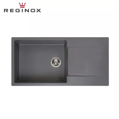 Reginox Amsterdam 540 Granite Sink (Grey Silvery)