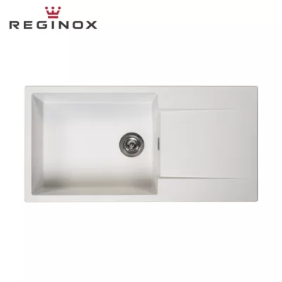 Reginox Amsterdam 540 Granite Sink (Pure White)