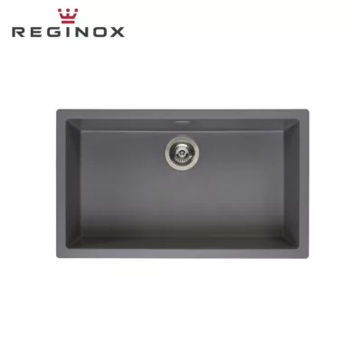 Reginox Amsterdam 72 Granite Sink (Grey Silvery)