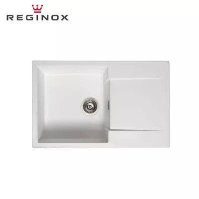 Reginox Amsterdam 78 Granite Sink (Pure White)