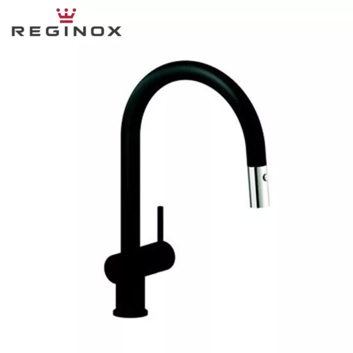 Reginox Flint Pull Out Spout Sink Mixer (Black)
