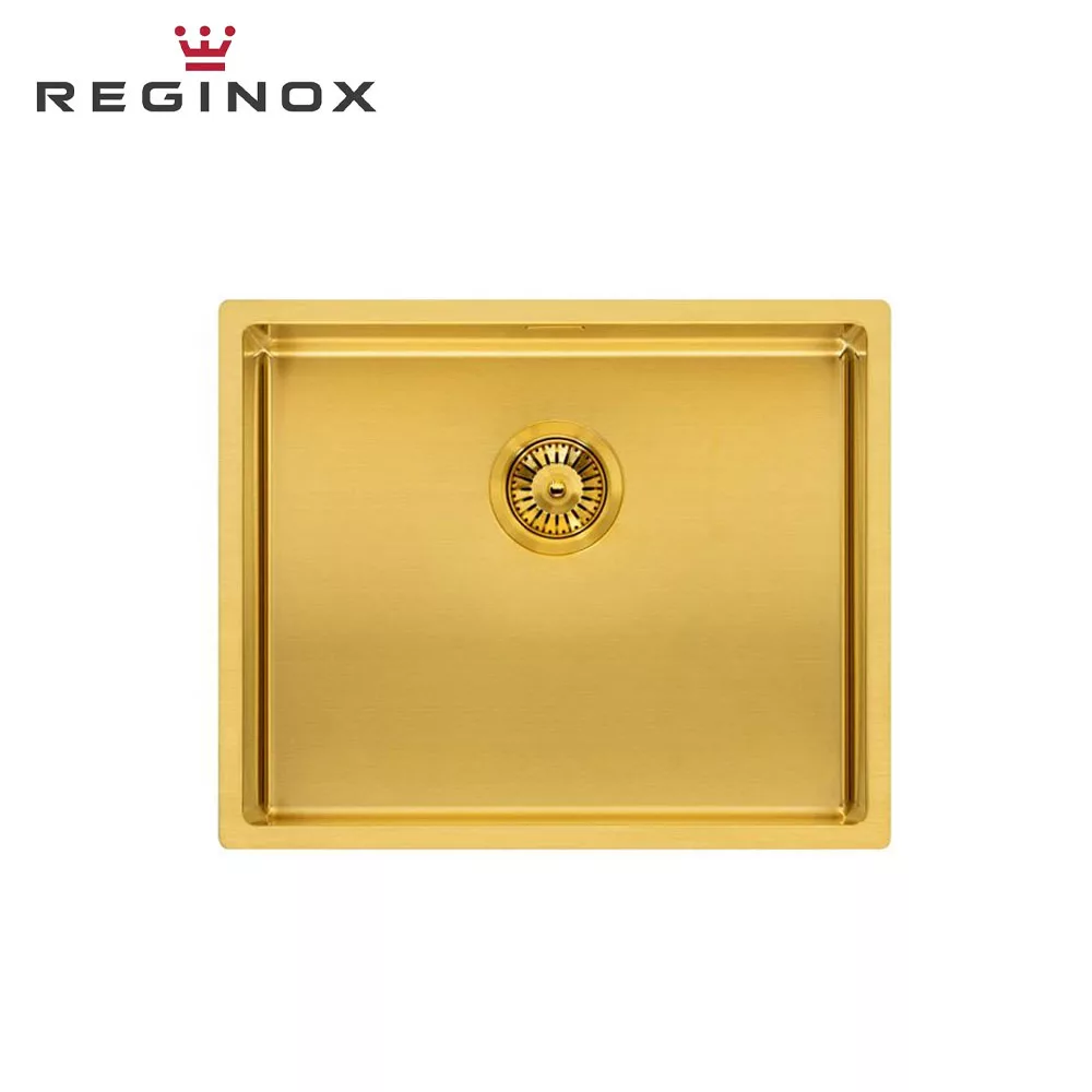 Reginox Miami 50x40 PVD Integrated Stainless Steel Sink (Gold)