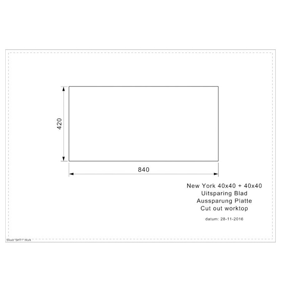 Reginox New York 40x40+ 40x40 Comfort Integrated Stainless Steel Sink - Image 5
