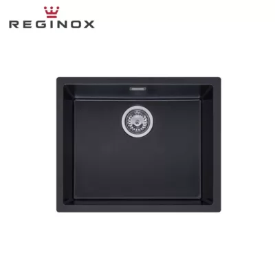 Reginox Texel 50 Granite Sink 1 (Pure Black)