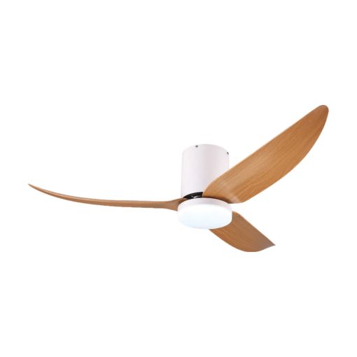 Bestar VITO 3 50 DC Ceiling Fan with LED (White + Light Wood)