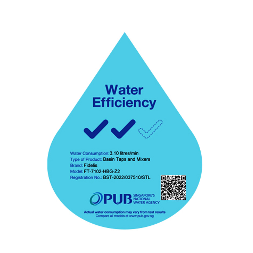 FT7102CHBG Tall Basin Tap (Brushed Gold) Bacera