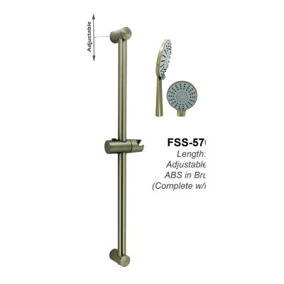 Fidelis FSS-5703-HBG Shower Set (Brushed Gold)