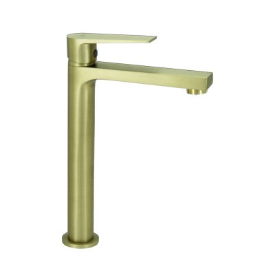 Fidelis FT-66A2C-HBG Tall Basin Cold Tap (Brushed Gold)