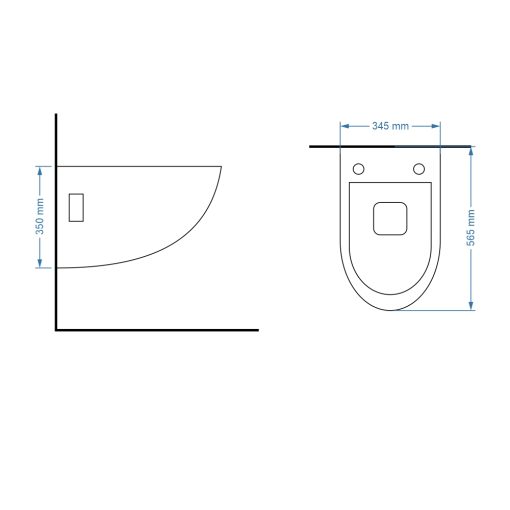 Vera W.011 Wall Hung Water Closet Technical Specification 02