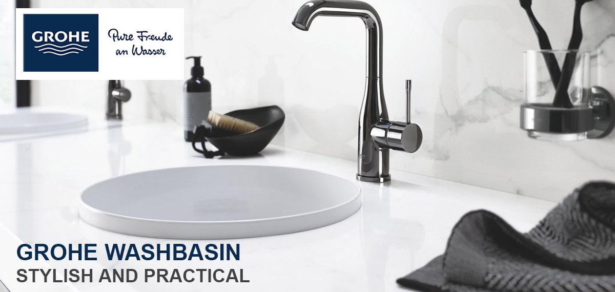 Grohe 39125001 EUROSMART Ceramic UnderCounter Wash Basin Bacera