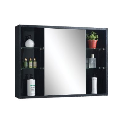 Rubine RMC-1581D1S2-BK Mirror Cabinet (Black)