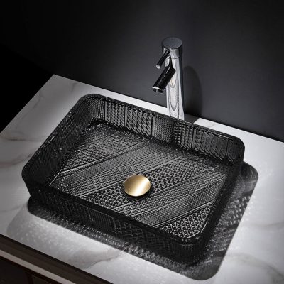 AB-BW21-050BK-Crystal-Glass-Basin-Black