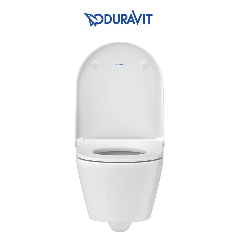 Duravit-D-Neo-257709-Rimless-Wall-Hung-Toilet | Bacera