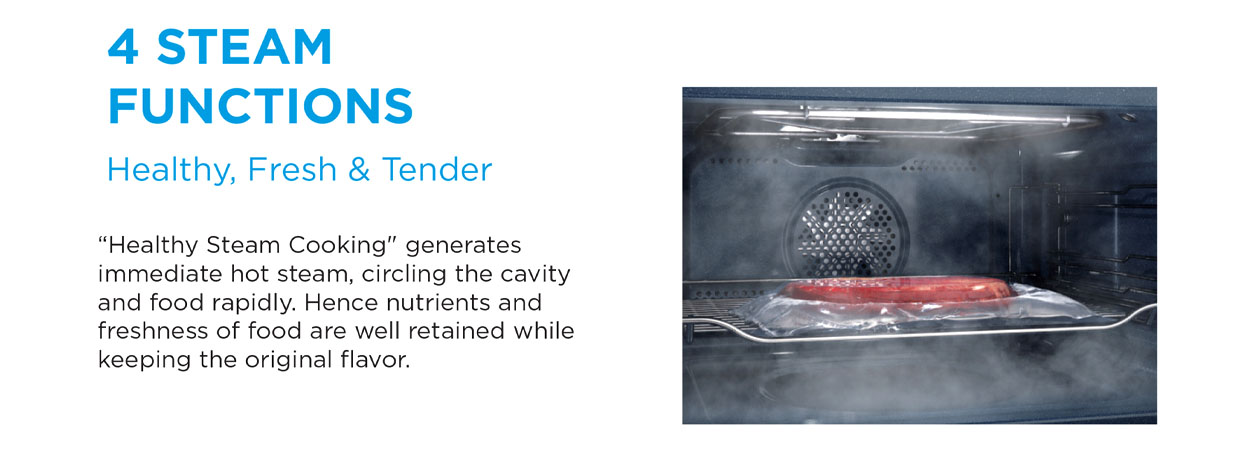 Midea MBI-N50E4-SG Built-in Oven Cooking Functions