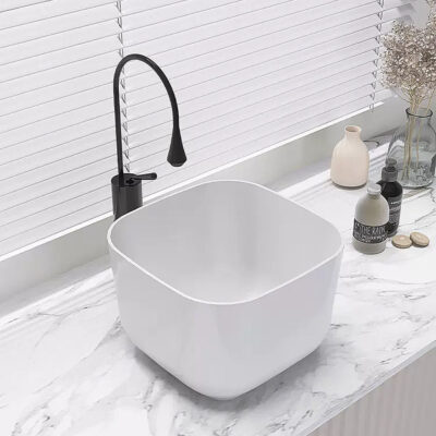 BC-LKW-A561 Tall Overtop Ceramic Basin 01