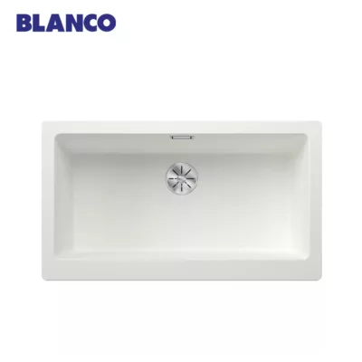 BLANCO Vintera XL-9-UF Granite Sink with Farmhouse Flair (White)