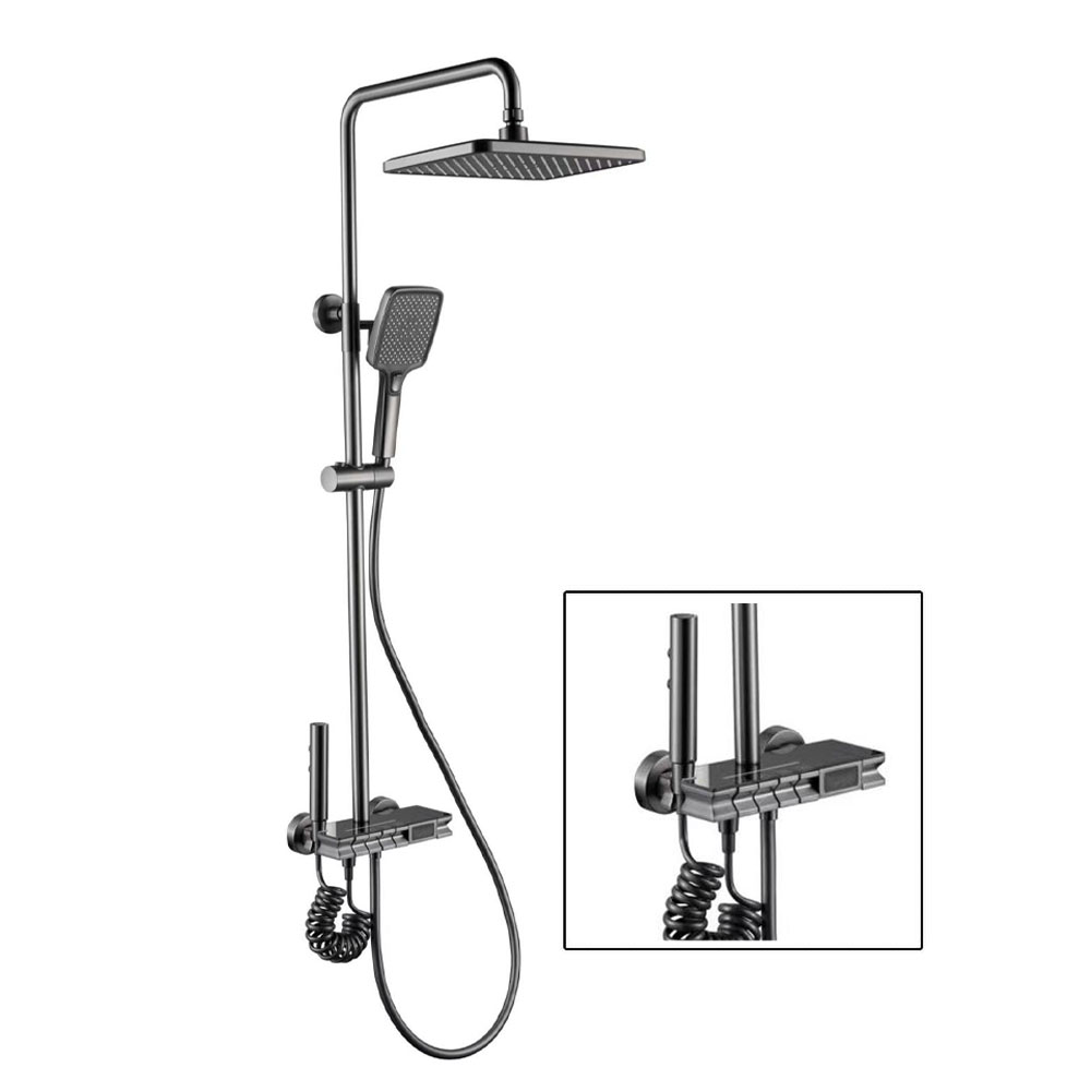 NTL-1039-GM Rain Shower (Gun Metal) | Bacera