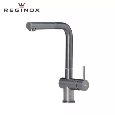 Reginox Cedar Pull-Out Sink Mixer (Gun Metal Silver)