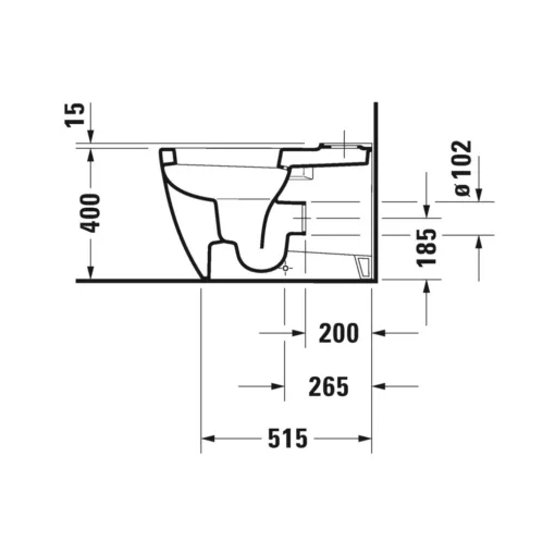 Duravit Me-By-Starck 217009 Close-Coupled-Water-Closet Technical Specification