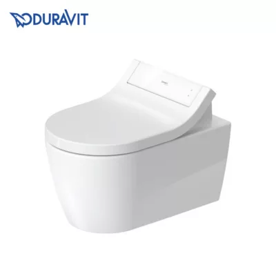Duravit 252959 + 613000 ME by Starck SensorWash Slim Rimless Shower Toilet