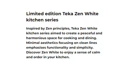 Teka IZC 63630 MST White 60cm Induction Hob Features