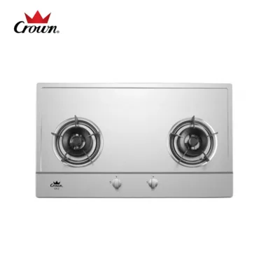 Crown CR-2 Stainless Steel Gas Cooker Hob