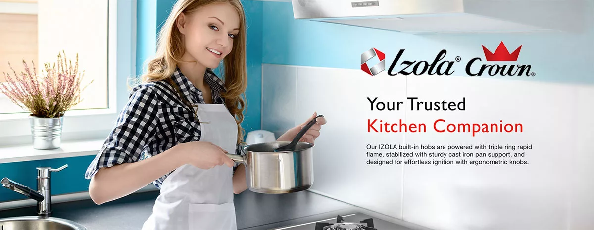 izola cooker hob and cooker hood
