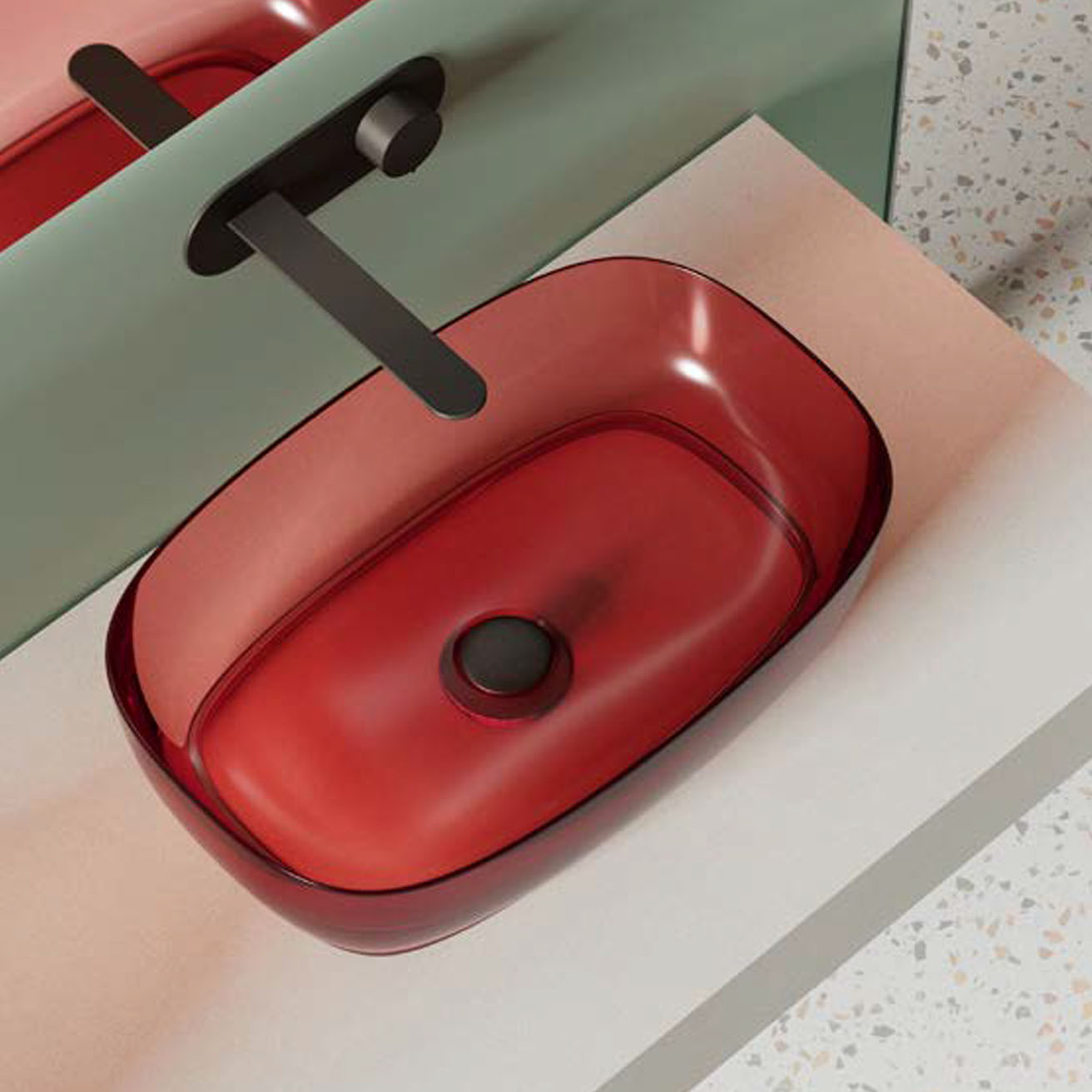 Translucent Resin Basin