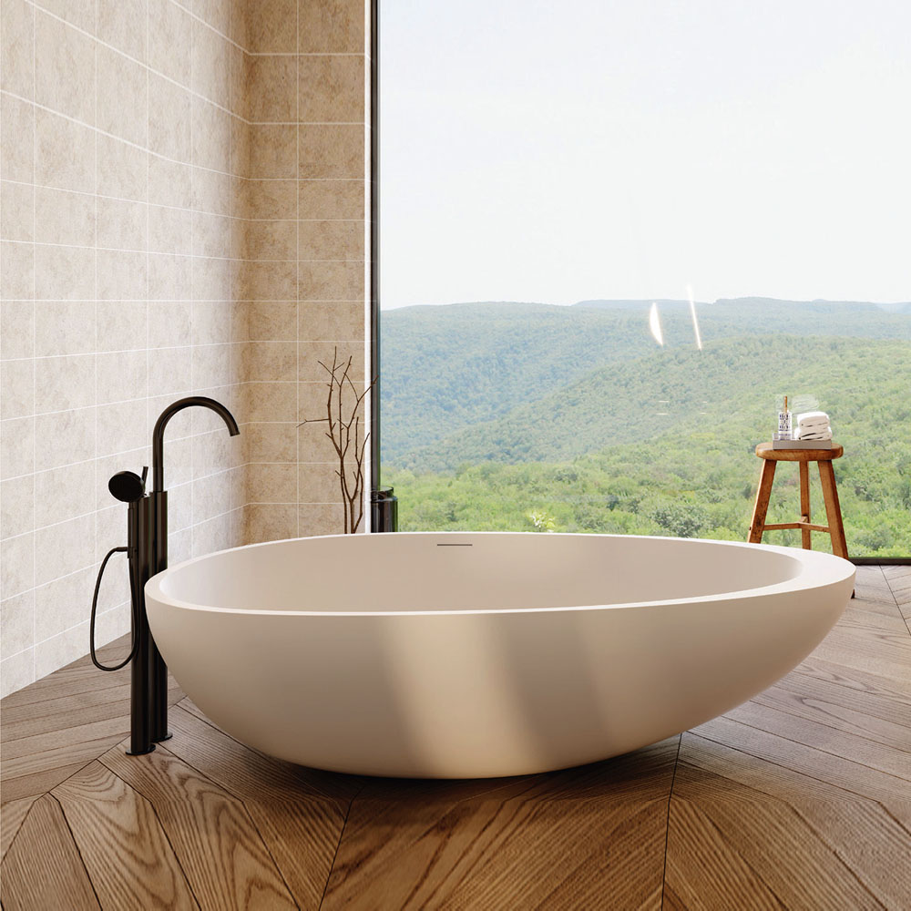 Vinci Stone Resin Bathtub Bacera