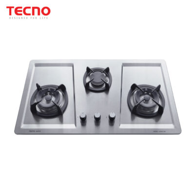 Tecno SR-883SV 3-Burner 90cm Stainless Steel Cooker Hob