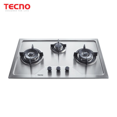Tecno TS-8633TRSV 3-Burner Stainless Steel Cooker Hob