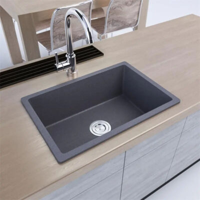 KS-LKW-6042L-LG Granite Kitchen Sink (Light Grey)