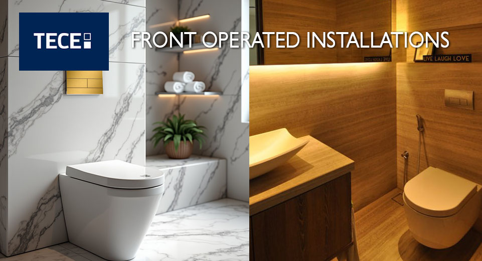 TECE Front Operated Conceal Cistern Collections