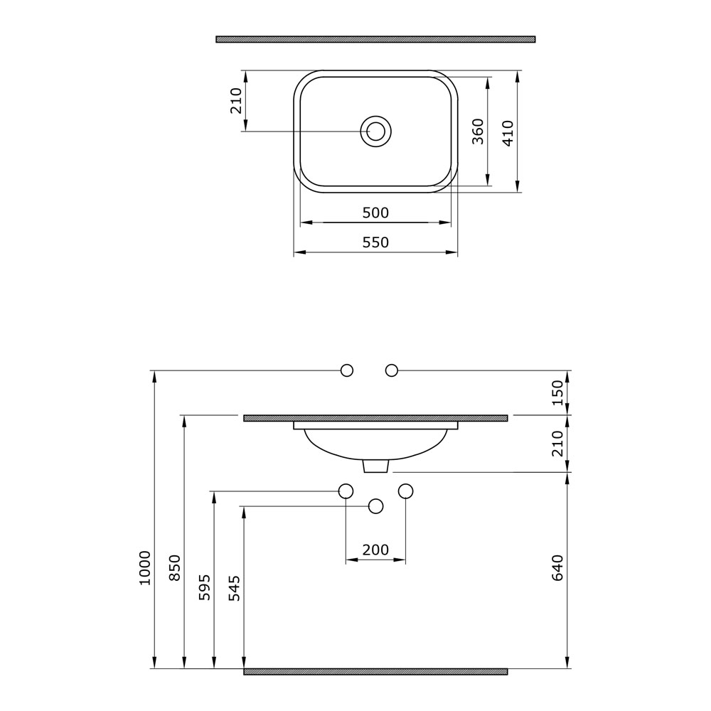 BOCCHI 1006 Scala Arch Ceramic Undermount Basin - Image 4