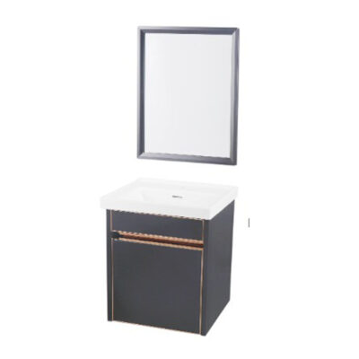 FBC-840001-BK Basin Cabinet with Mirror (Matt Black)