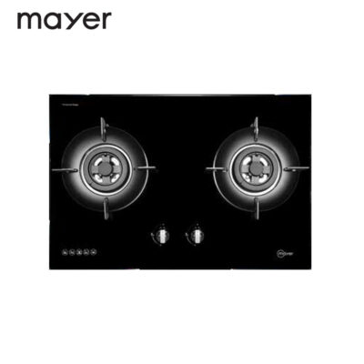 Mayer MMGH7502HI 75cm 2 Burner Glass Gas Hob