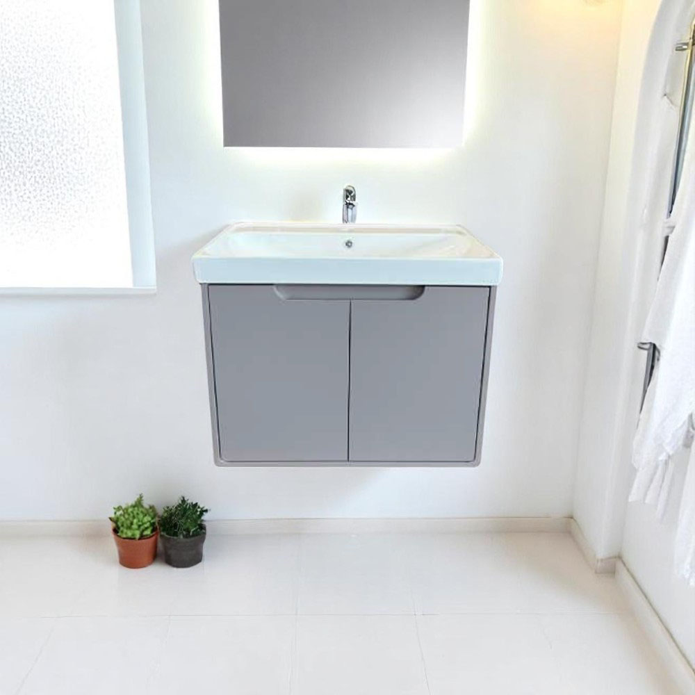 Cubi 7040211LG 700mm Basin Cabinet (Lavendar Grey) | Bacera